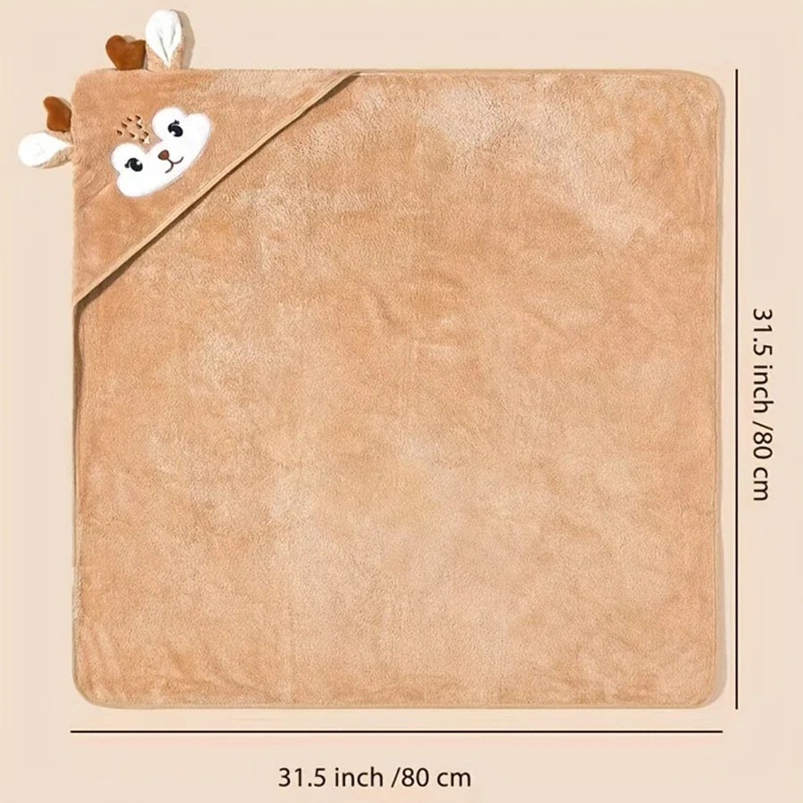 Hooded Baby Bath Towel