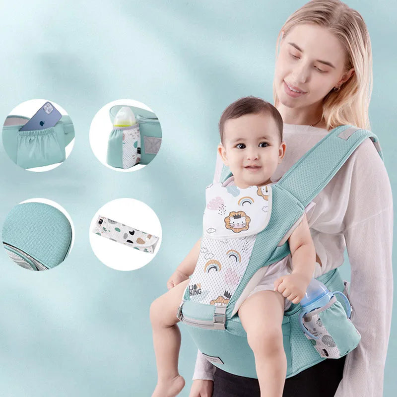 Ergonomic Baby Carrier with Hipseat