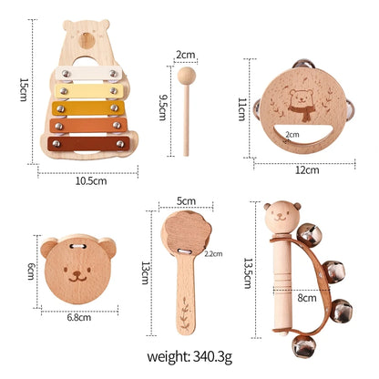 Wooden Montessori Musical Instruments Set