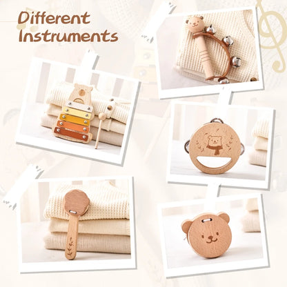 Wooden Montessori Musical Instruments Set