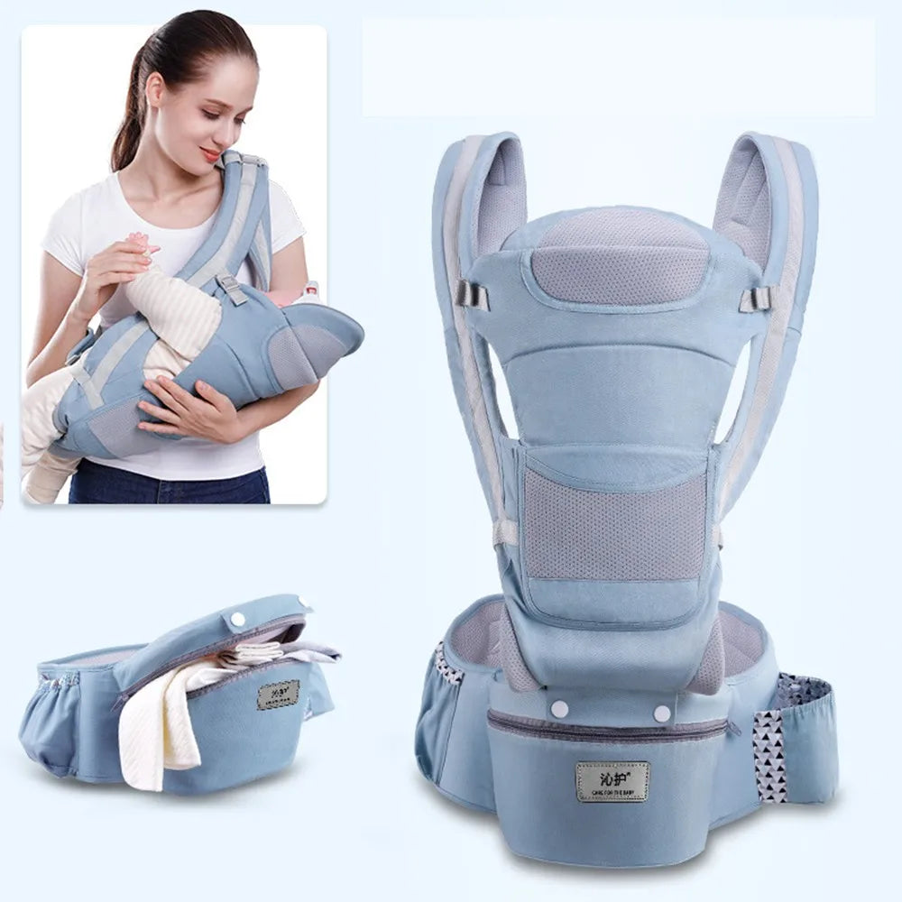 Ergonomic Baby Carrier with Hipseat