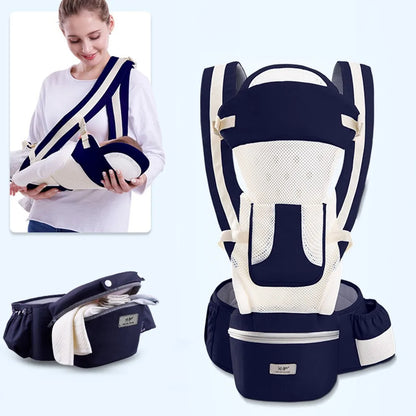 Ergonomic Baby Carrier with Hipseat