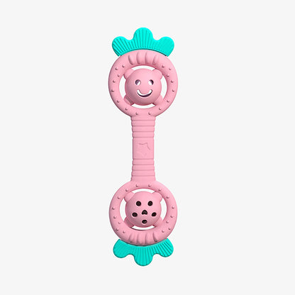 Silicone Baby Teether & Rattle Toy
