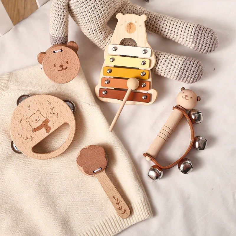 Wooden Montessori Musical Instruments Set